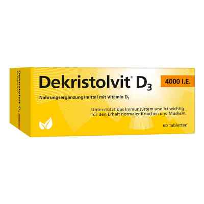 Dekristolvit witamina D3 4.000 I.E. tabletki 60 szt. od Hübner Naturarzneimittel GmbH PZN 10818581