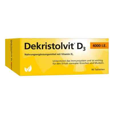 Dekristolvit witamina D3 4.000 I.E. tabletki 90 szt. od Hübner Naturarzneimittel GmbH PZN 10818598