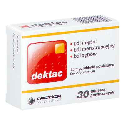 Dektac tabletki 30  od GALENICUM HEALTH S.L. PZN 08303757