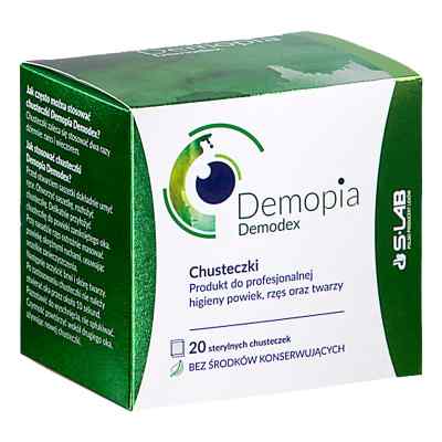 Demopia Demodex chusteczki sterylne 20  od S-LAB SP. Z O. O. PZN 08305610