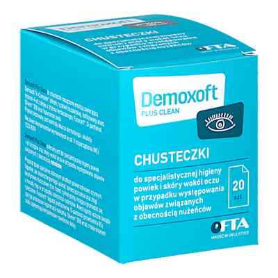 DEMOXOFT PLUS Clean chusteczki 20  od VERCO PZN 08303590