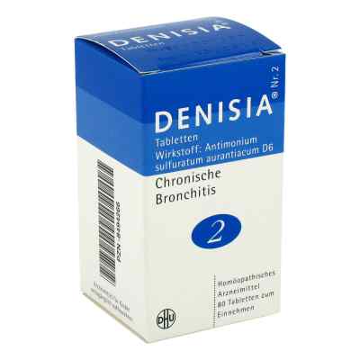 Denisia 2 chronische Bronchitis Tabl. 80 szt. od DHU-Arzneimittel GmbH & Co. KG PZN 08494266