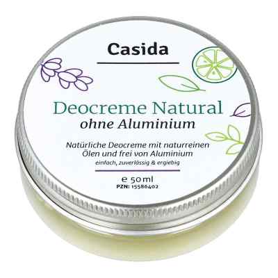 Deo Creme ohne Aluminium natural 50 ml od Casida GmbH PZN 15586402