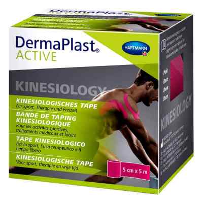 Dermaplast Active Kinesiology Tape 5 cmx5 m pink 1 szt. od PAUL HARTMANN AG PZN 12903049