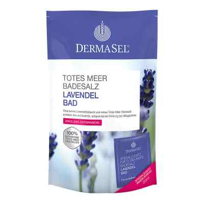 Dermasel sól do kąpieli z Morza Martwego z olejkiem lawendowym 1 op. od Fette Pharma GmbH PZN 07389811