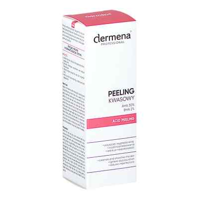 DERMENA PROFESSIONAL Peeling kwasowy AHA 30% BHA 2% 20 ml od PHARMENA S.A. PZN 08303421
