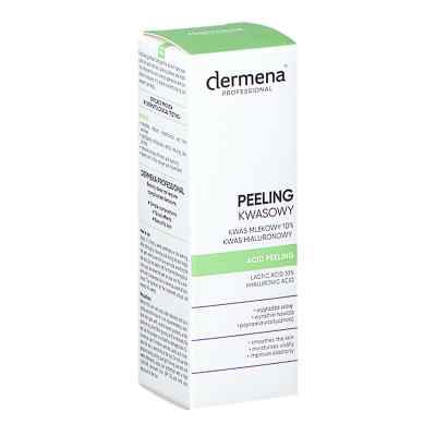 DERMENA PROFESSIONAL Peeling kwasowy Kwas mlekowy 10% Kwas hialu 20 ml od PHARMENA S.A. PZN 08303420