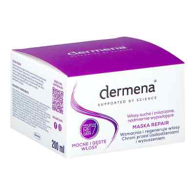 Dermena Repair maska do włosów suchych i zniszczonych 200 ml od PHARMENA S.A. PZN 08303428