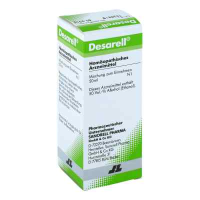 Desarell fluessig 50 ml od Sanorell Pharma GmbH PZN 06604093
