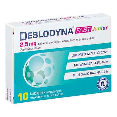 Deslodyna Fast Junior tabletki 10  od  PZN 08304536