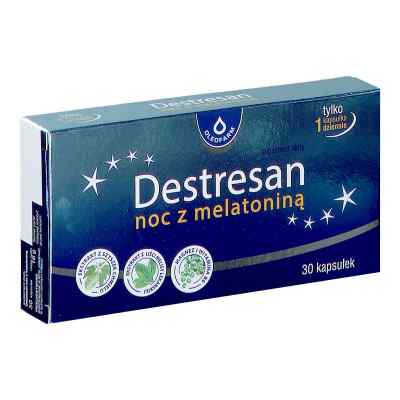 Destresan noc z melatoniną kapsułki 30  od OLEOFARM SP. Z O.O. PZN 08303004