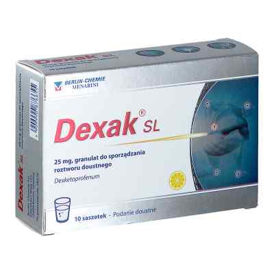 Dexak SL saszetki 10  od LABORATORIOS MENARINI S.A. PZN 08301816