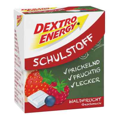 Dextro Energy Schulstoff pastylki o smaku owoców leśnych 50 g od Kyberg Pharma Vertriebs GmbH PZN 09245967
