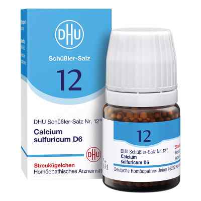 DHU sól Schüßlera nr 12 Calcium sulfuricum D6, globulki