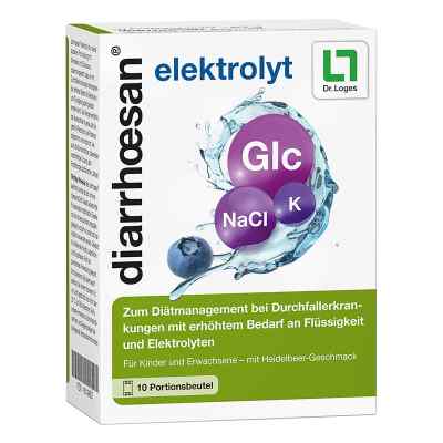 Diarrhoesan elektrolyt Plv.z.her.e.lsg.z.einnehmen 10 szt. od Dr. Loges + Co. GmbH PZN 16149603