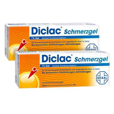 Diclac Schmerzgel 1  2x100 g od Hexal AG PZN 08100045