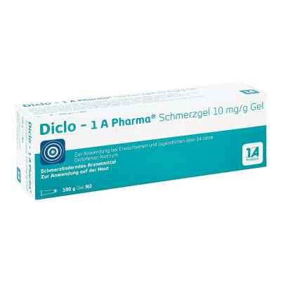 Diclo 1a Schmerzgel 10mg/g 100 g od 1 A Pharma GmbH PZN 16517171