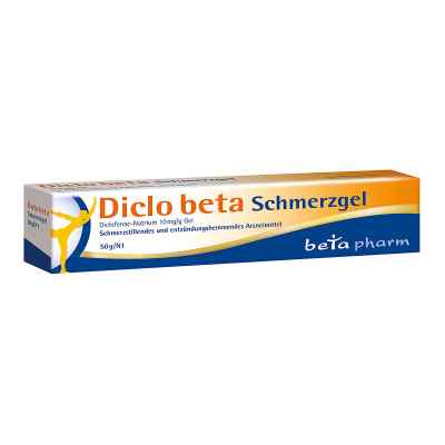Diclo Beta Schmerzgel 50 g od betapharm Arzneimittel GmbH PZN 14272340