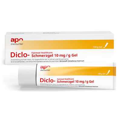 Diclo-fairmed Healthcare 10mg/g Apo.com żel 100 g od Fairmed Healthcare GmbH PZN 18204252
