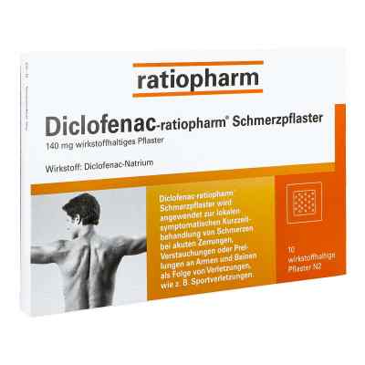 Diclofenac ratiopharm Plastry przeciwbólowe 10 szt. od ratiopharm GmbH PZN 03500938