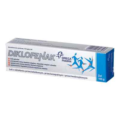 Diklofenak Omega Pharma żel 100 g od LABORATORIUM GALENOWE OLSZTYN SP PZN 08300778