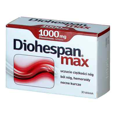 Diohespan Max tabletki 30 od AFLOFARM FABRYKA LEKÓW SP.Z O.O. PZN 08300228