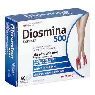 Diosmina 500 Complex tabletki powlekane 60  od ZAKŁADY FARM. COLFARM PZN 08301403