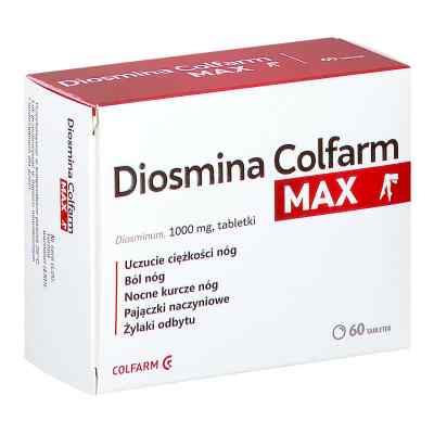 Diosmina Max tabletki 60  od ZAKŁADY FARM. COLFARM PZN 08302214