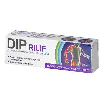 Dip Rilif żel przeciwbólowy chłodzący 100 g od THE MENTHOLATUM COMPANY LTD PZN 08300402