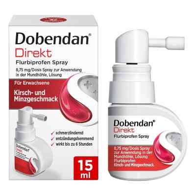 Dobendan Direkt Flurbiprofen spray na gardło 8,75mg 15 ml od Reckitt Benckiser Deutschland Gm PZN 11024417