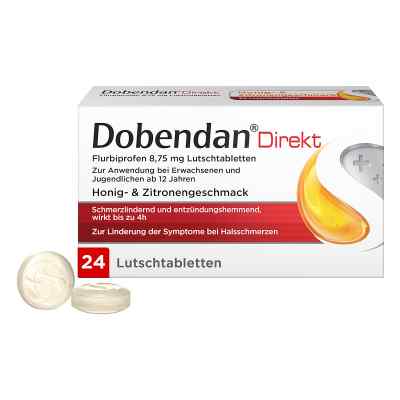 Dobendan Direkt Flurbiprofen, tabletki do ssania 8,75 mg 24 szt. od Reckitt Benckiser Deutschland GmbH PZN 06866410