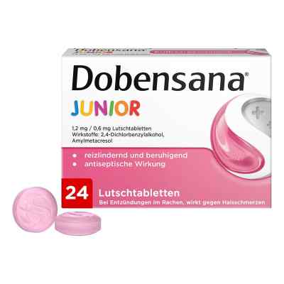 Dobensana Junior 1,2 mg/0,6 mg pastylki do ssania