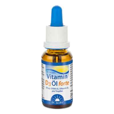 Doktor Jacob's witamina D w oleju roślinnym krople 20 ml od Dr. Jacob's Medical GmbH PZN 13784902
