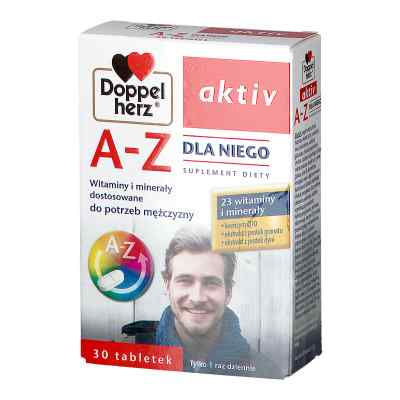 Doppelherz aktiv A-Z Dla Niego 30  od QUEISSER PHARMA GMBH & CO. PZN 08300756