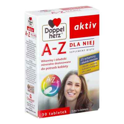 Doppelherz aktiv A-Z Dla Niej tabletki 30  od QUEISSER PHARMA GMBH & CO. PZN 08303670
