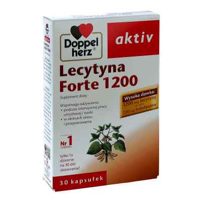Doppelherz aktiv Lecytyna Forte 1200 kapsułki 30  od QUISISANA PHARMA DEUTSCHLAND GMB PZN 08300577