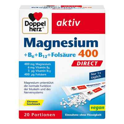 Doppelherz Aktiv Magnez + B6 + B12 20 szt. od Queisser Pharma GmbH & Co. KG PZN 01026875