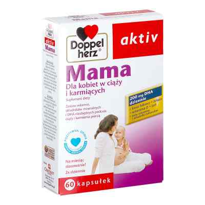 Doppelherz aktiv Mama Dla kobiet w ciąży i karmiących kapsułki 60  od QUEISSER PHARMA GMBH & CO. PZN 08303687