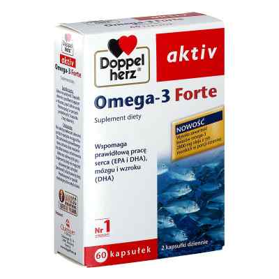 Doppelherz aktiv Omega-3 Forte kapsułki 60  od QUEISSER PHARMA GMBH & CO. PZN 08303675