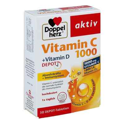 Doppelherz aktiv witamina C 1000 + witamina D tabletki o przedłu 30 szt. od Queisser Pharma GmbH & Co. KG PZN 13417285