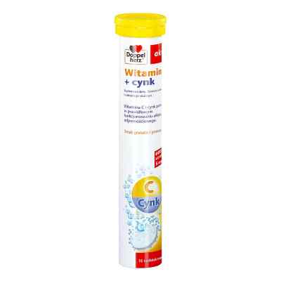 Doppelherz aktiv Witamina C + Cynk tabletki musujące 15 od QUEISSER PHARMA GMBH & CO. PZN 08303676