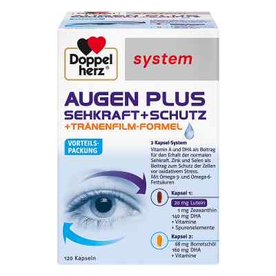 Doppelherz Augen Plus System wzmocnienie+ochrona oczu 120 szt. od Queisser Pharma GmbH & Co. KG PZN 06560987