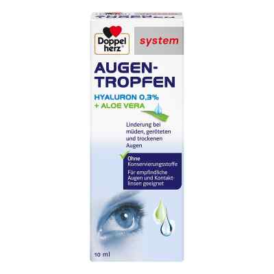 Doppelherz Augen-tropfen Hyaluron 0,3% system 10 ml od Queisser Pharma GmbH & Co. KG PZN 13946204