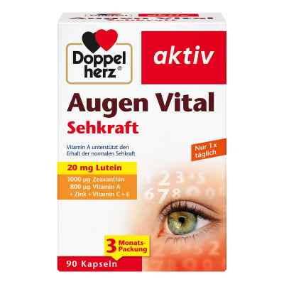 Doppelherz Augen Vital Sehkraft Kapseln 90 szt. od Queisser Pharma GmbH & Co. KG PZN 16664771