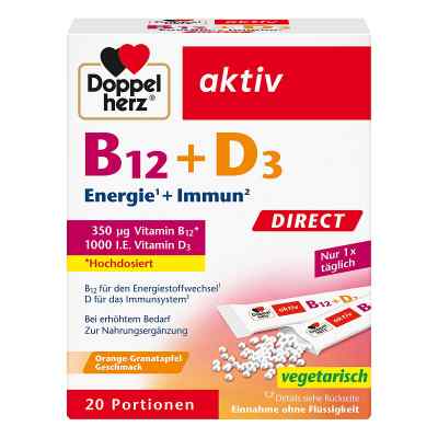Doppelherz B12+d3 Direct Pellets 20 szt. od Queisser Pharma GmbH & Co. KG PZN 18302285