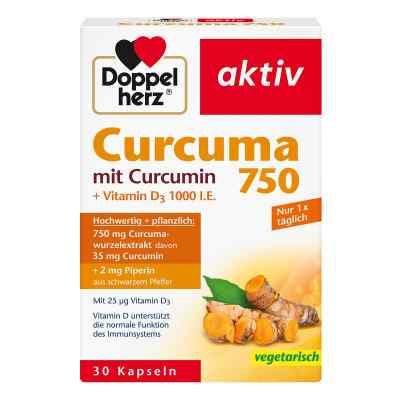 Doppelherz Curcuma 750 Kapseln 30 szt. od Queisser Pharma GmbH & Co. KG PZN 15657421