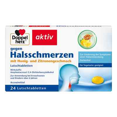 Doppelherz gegen Halsschmerzen Lutschtabletten 24 szt. od Queisser Pharma GmbH & Co. KG PZN 13876805