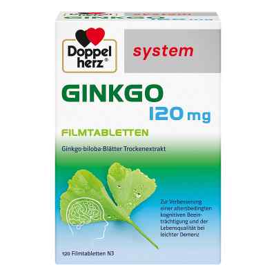 Doppelherz Ginkgo 120 mg system tabletki powlekane 120 szt. od Queisser Pharma GmbH & Co. KG PZN 10963248