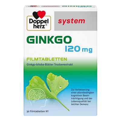 Doppelherz Ginkgo 120 mg system tabletki powlekane 30 szt. od Queisser Pharma GmbH & Co. KG PZN 10963231