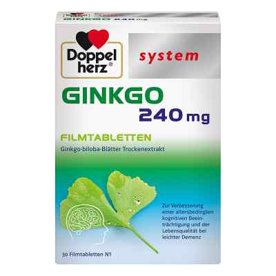 Doppelherz Ginkgo 240 mg system tabletki powlekane 30 szt. od Queisser Pharma GmbH & Co. KG PZN 10963254